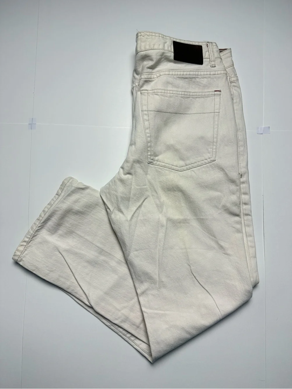 Converse One Star Men's Cream Vintage Straight-Leg denim Jeans